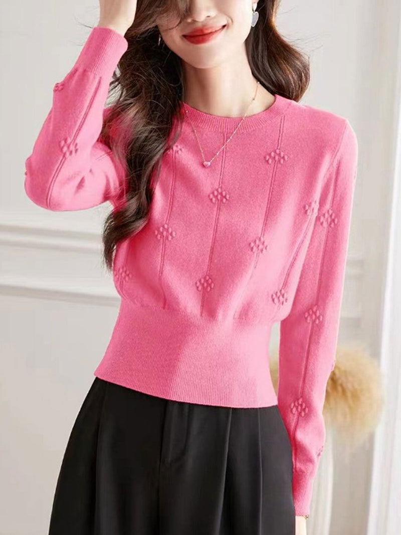 Saskia Women's Sweater - fabric and finish detail