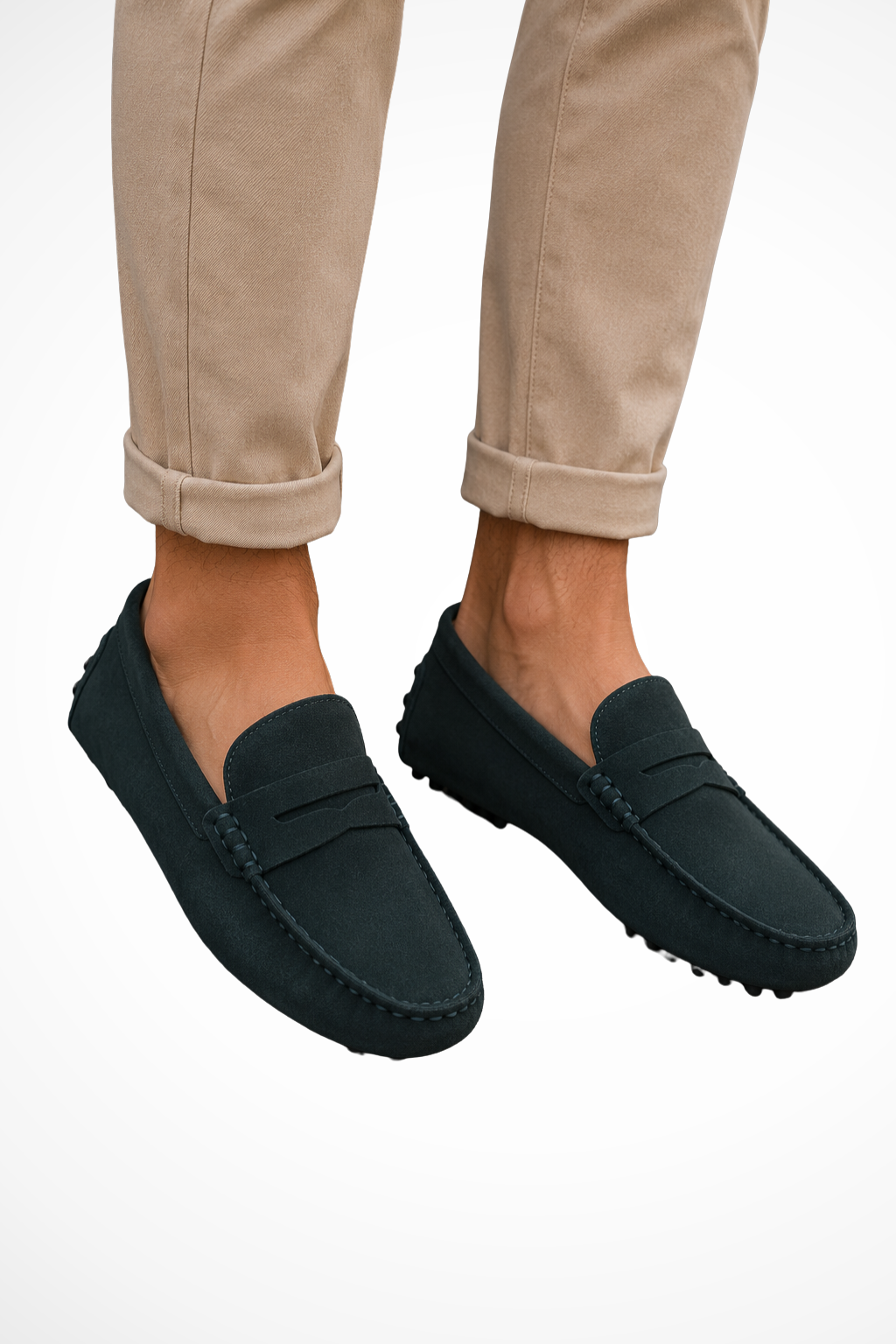 Kester Men's Suede Loafers - back view