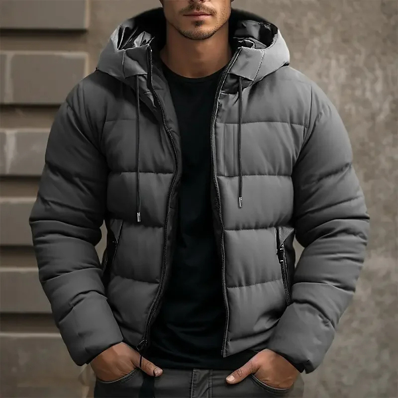 Elias Men's Puffer Jacket - back view