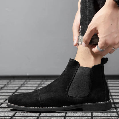 Vera Women's Suede Chelsea Boots - front view