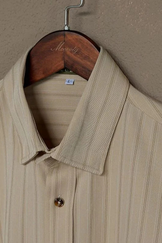 Kester Men's Striped Shirt - styled view