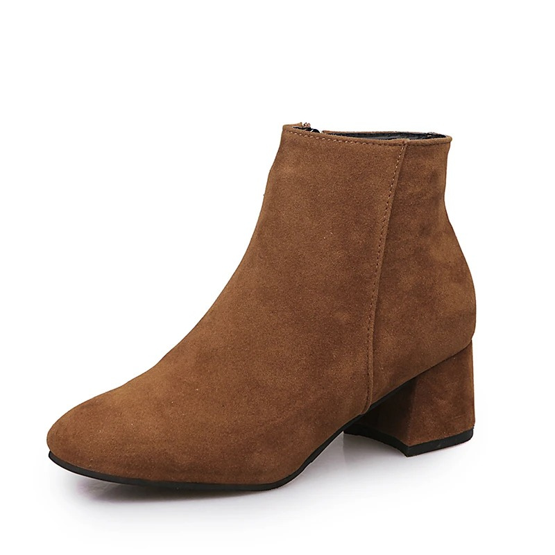 Ulla Women's Block Heel Ankle Boots - back view