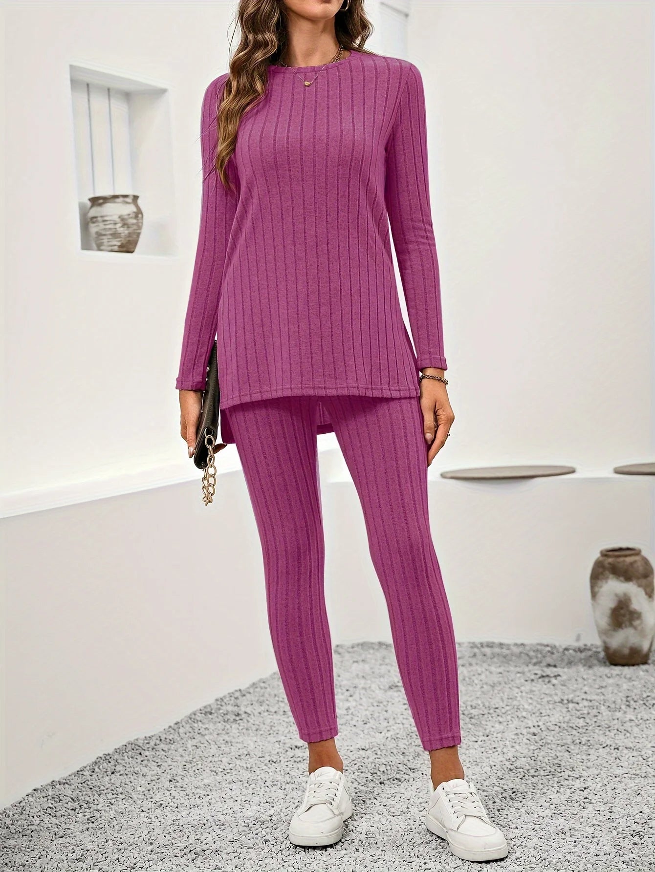 Imogen Women's Ribbed Knit Ribbed Knit - shown in use