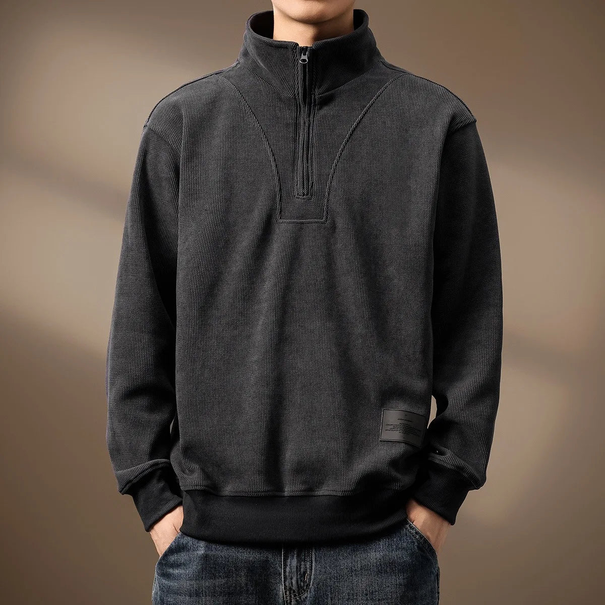 Quinn Women's Sweater - fabric and finish detail