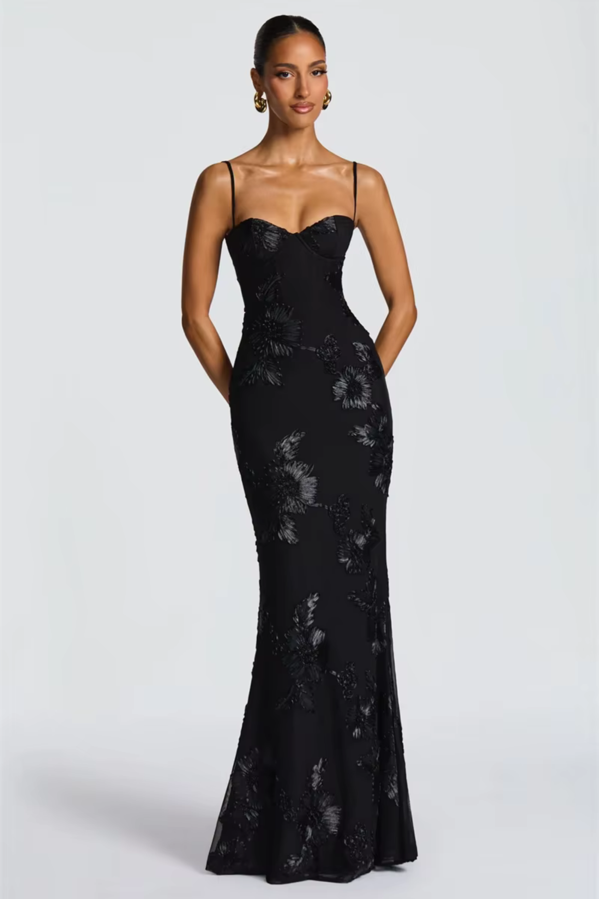 Harlow Women's Floral Maxi Dress - shown in use