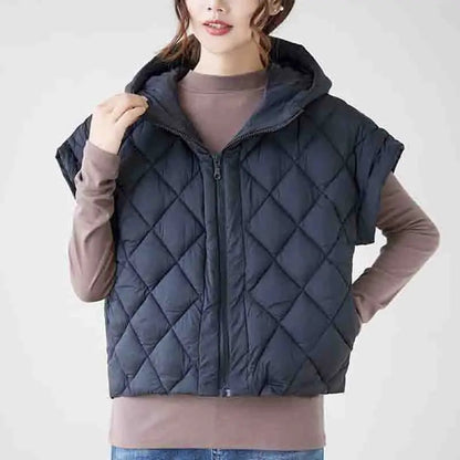 Mabel Women's Quilted Vest - full-length view