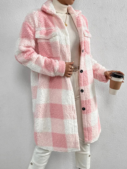 Ottilie Women's Plaid Jacket - full-length view