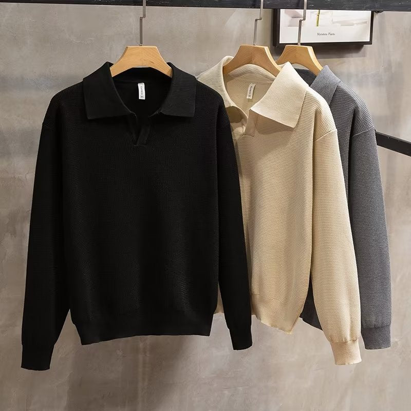 Gideon Men's Sweater - flat lay