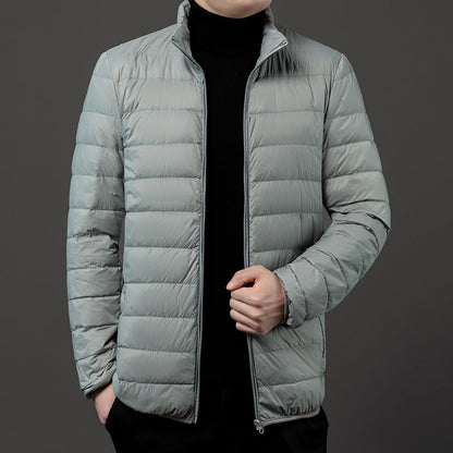 Yves Men's Puffer Jacket - full-length view