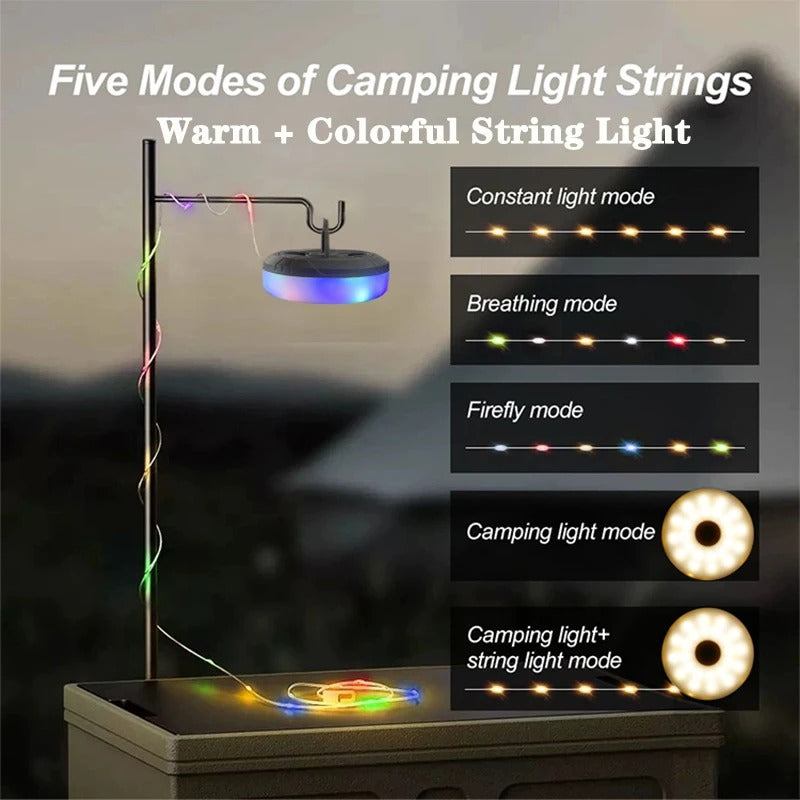Cove LED String Lights - flat lay