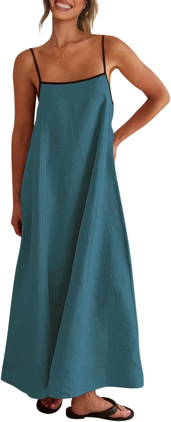 Bijou Women's Adjustable Maxi Dress - back view