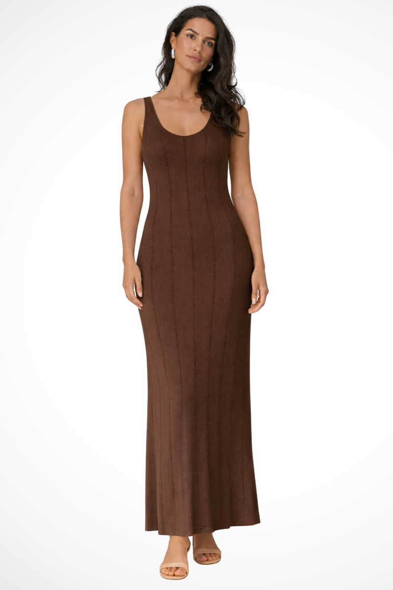 Alba Women's Dress - fabric and finish detail