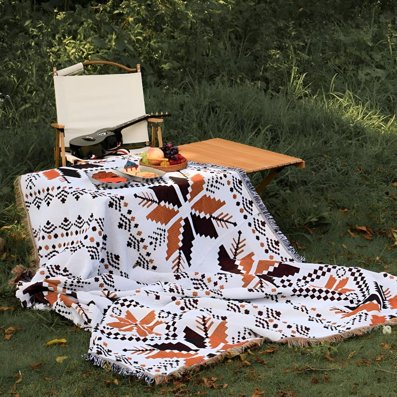 Moroccan Boho Pattern Picnic Mat