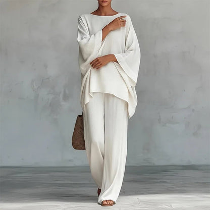Thea Women's Linen Linen Resort - styled view