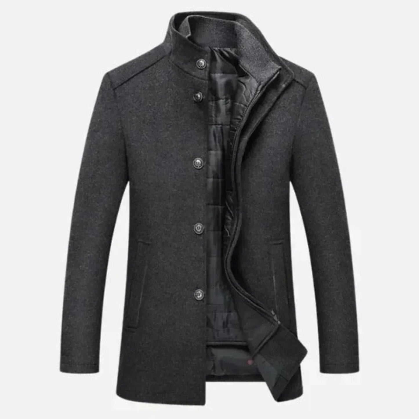 Gideon Men's Coat - styled view
