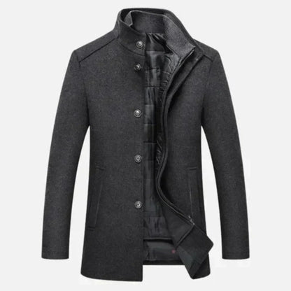 Gideon Men's Coat - styled view