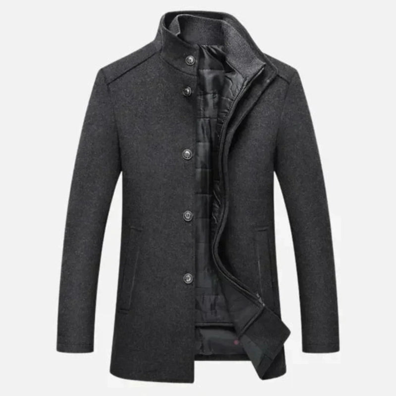 Gideon Men's Coat - styled view