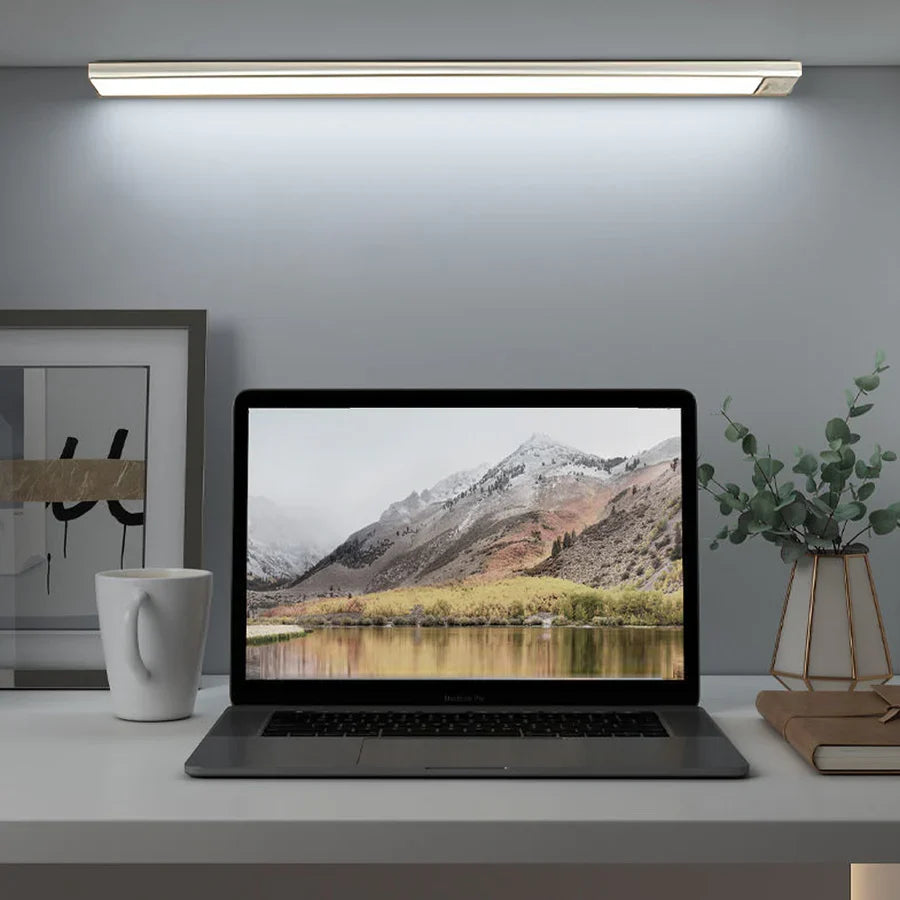 Slate Storage Cabinet Light - styled view