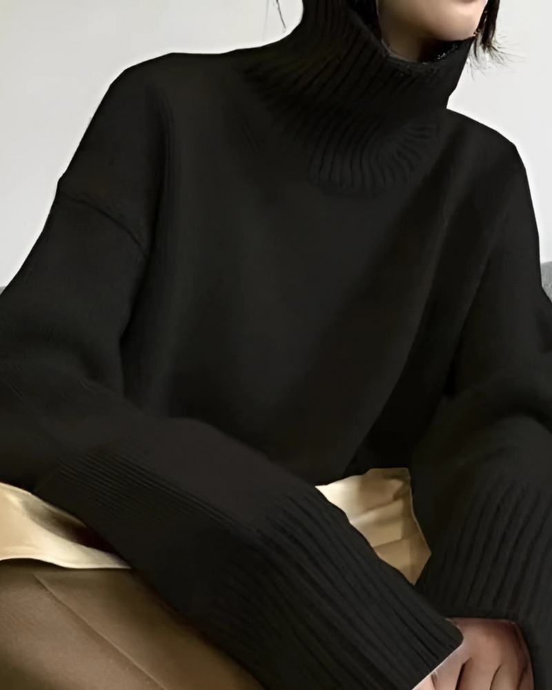 Mira Women's Oversized Sweater - back view