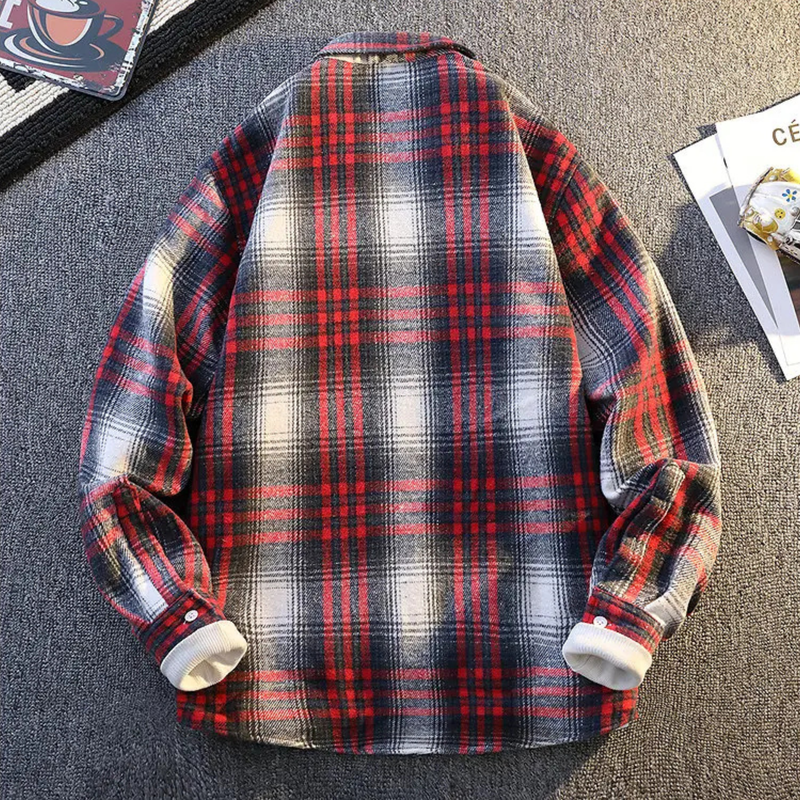 Kira Women's Plaid Shirt - shown in use