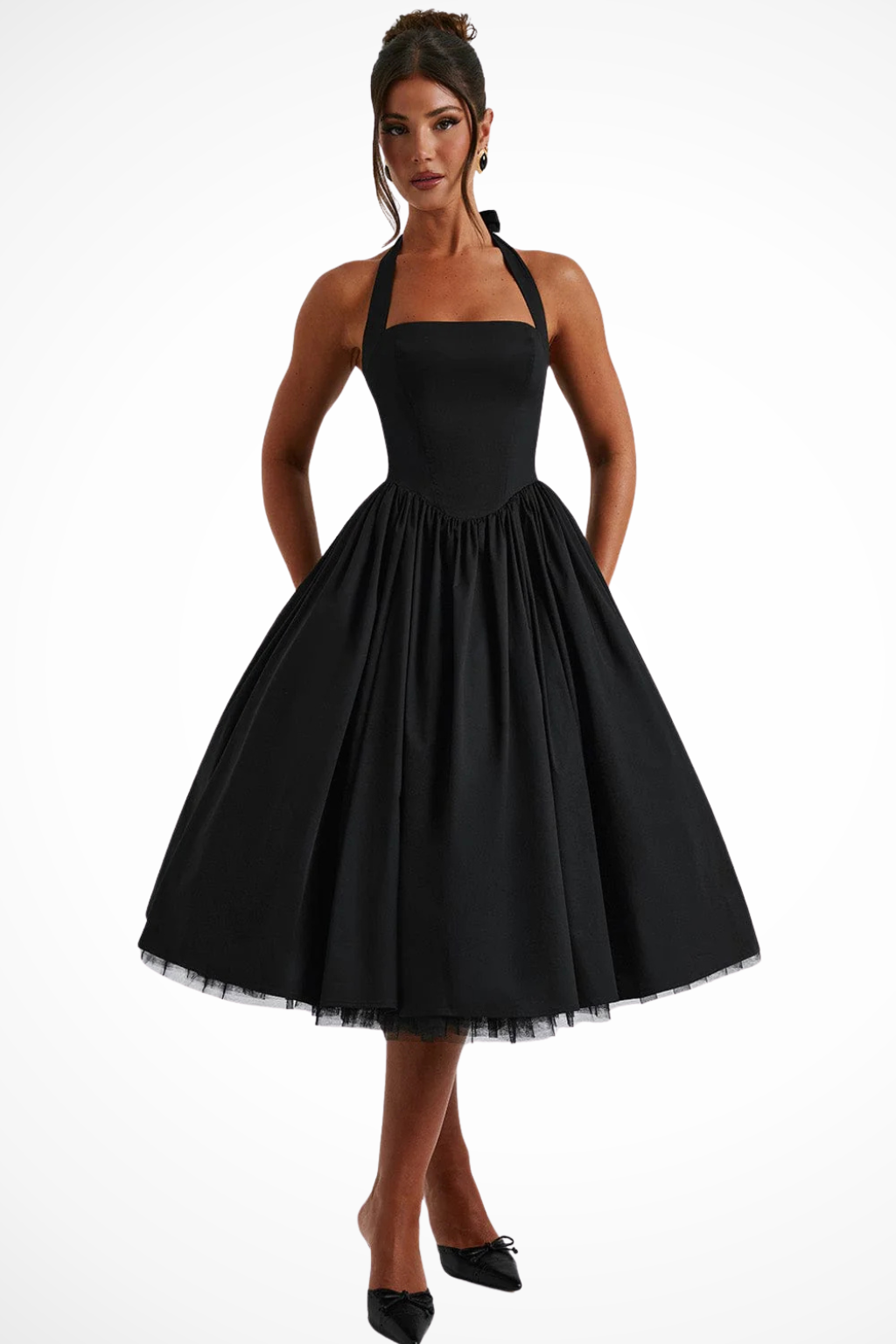 Vienna Women's Midi Dress - full-length view