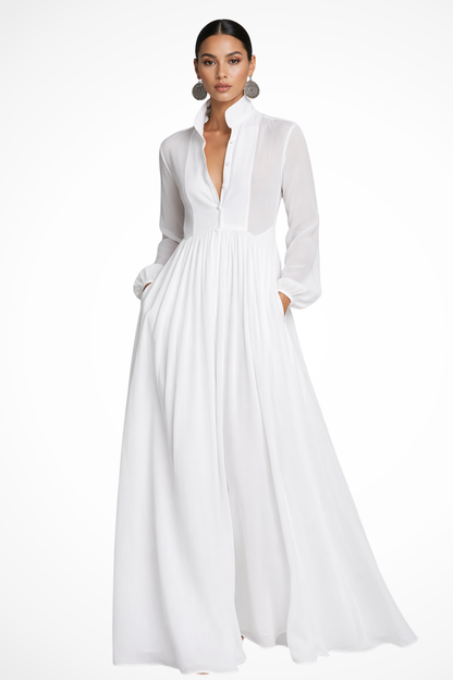 Margot Women's Dress - fabric and finish detail