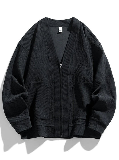 Alba Women's Cardigan - fabric and finish detail