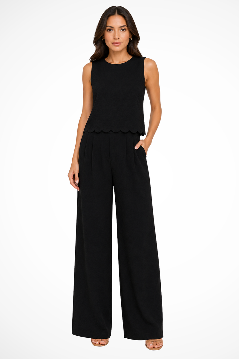 Jolie Women's Wide Leg Trousers - front view