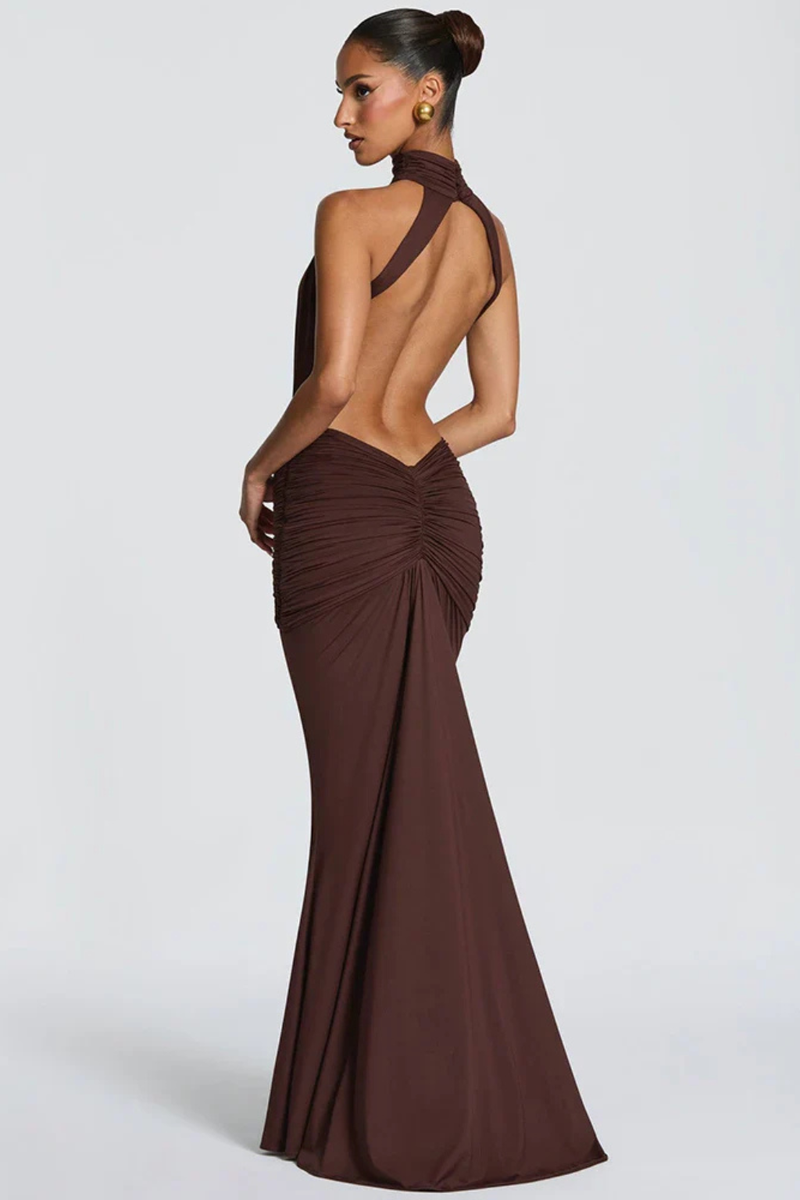 Elise Women's Maxi Dress - back view