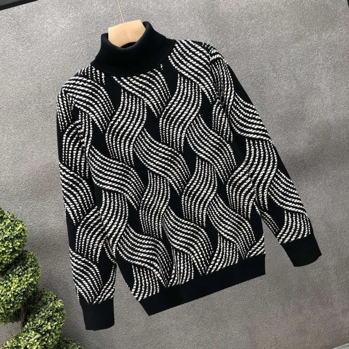 Genevieve Women's Sweater - fabric and finish detail