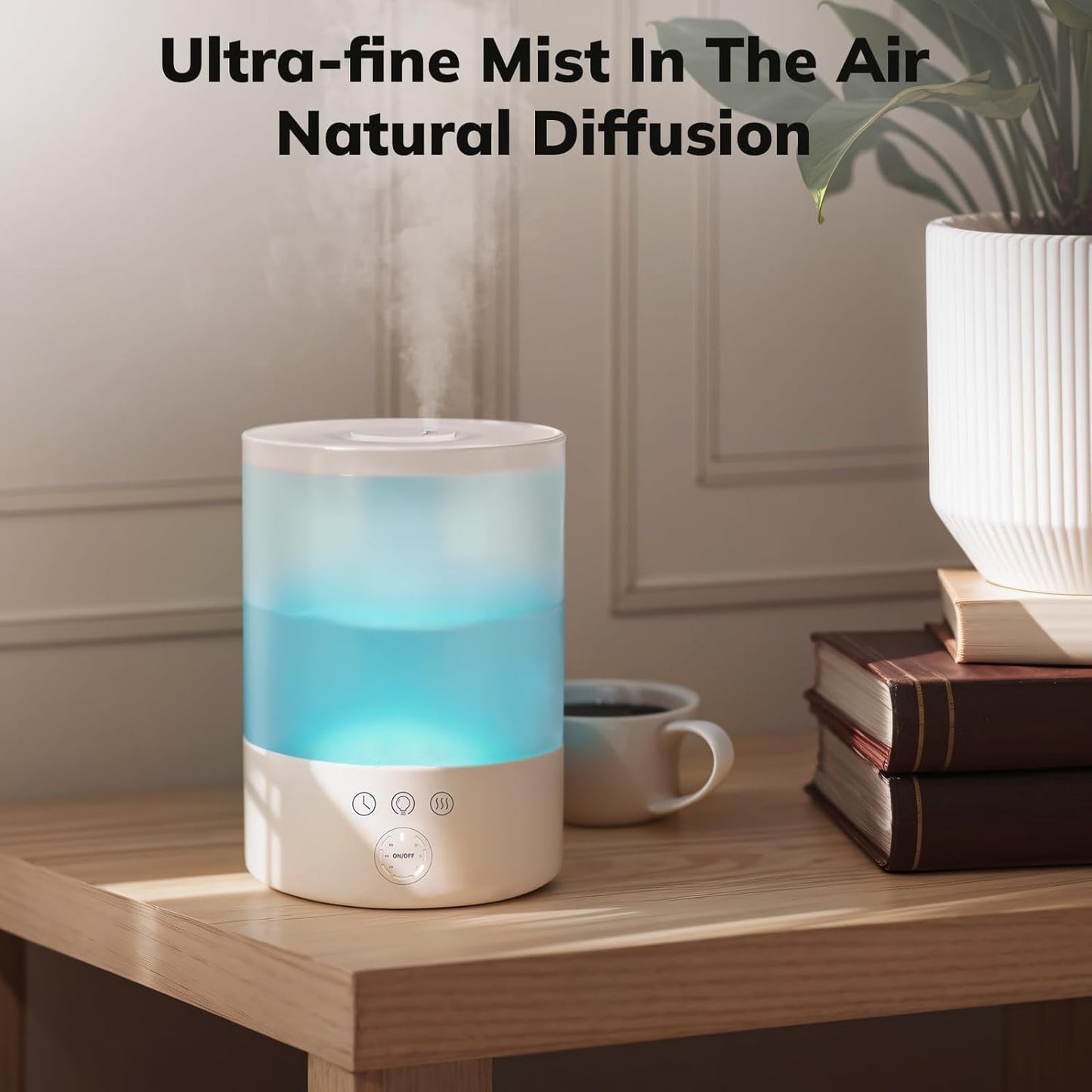 Bay Portable Humidifier - fabric and finish detail