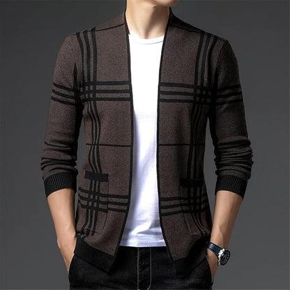 Rosa Women's Plaid Cardigan - full-length view