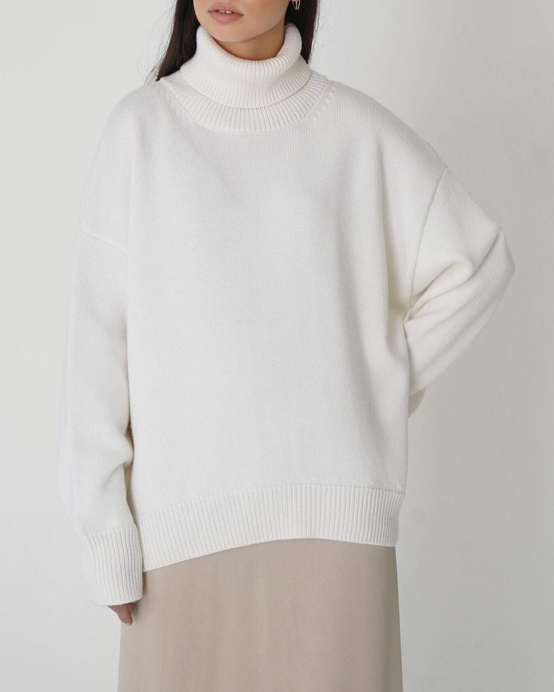 Xanthe Women's Oversized Sweater - styled view
