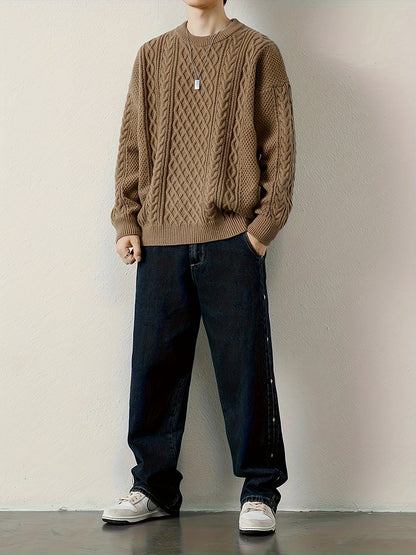 Rowan Women's Cable Knit Sweater - full-length view