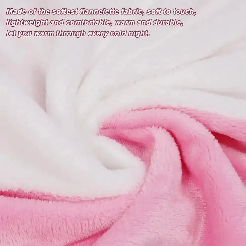 Alba Women's Throw Blanket - fabric and finish detail