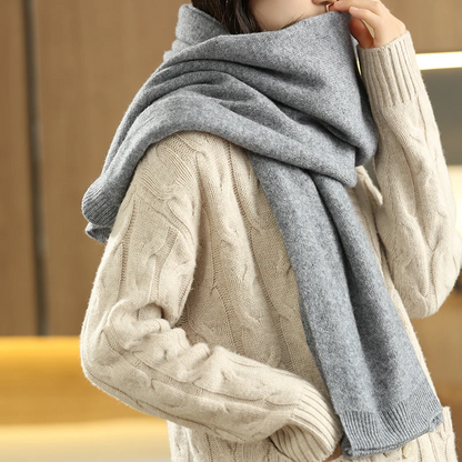 Lumi Women's Merino-wool Shawl - full-length view