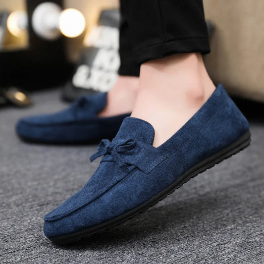 Faye Women's Suede Loafers - front view