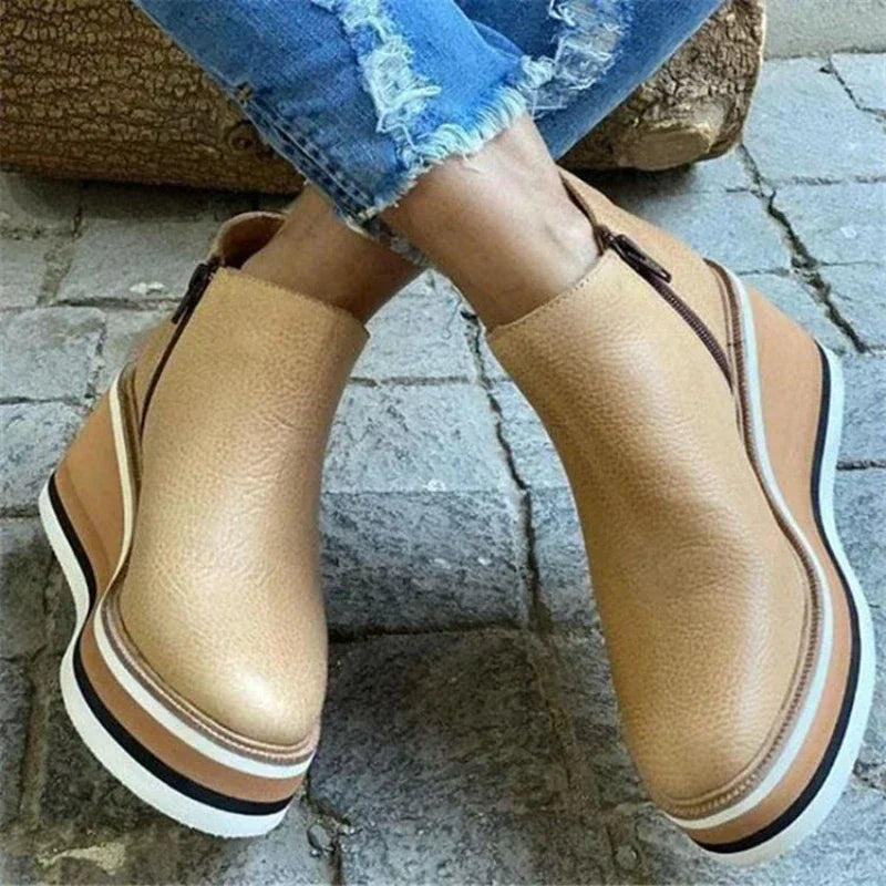 Nell Women's Ankle Boots - shown in use