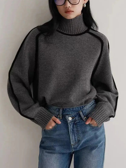 Juliette Women's Knit Turtleneck - full-length view