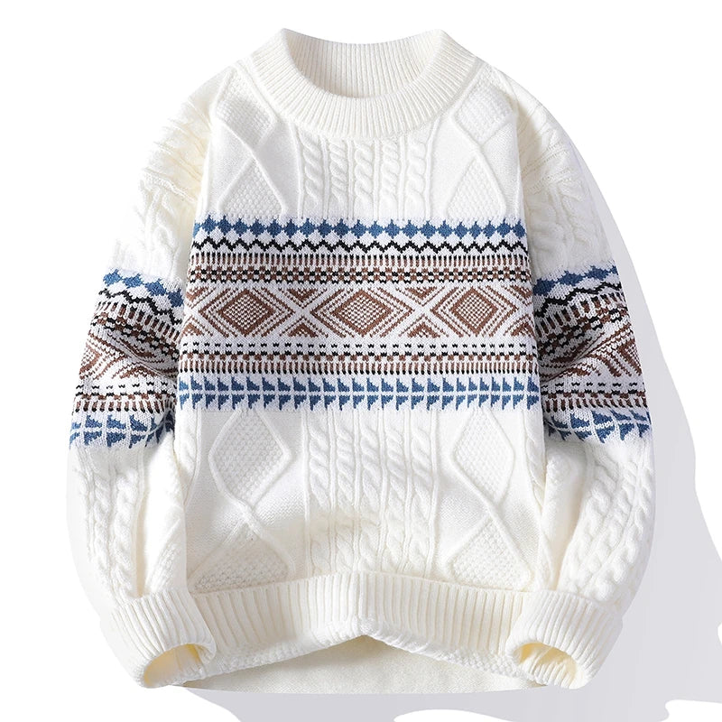 Dahlia Women's Cable Knit Sweater - front view