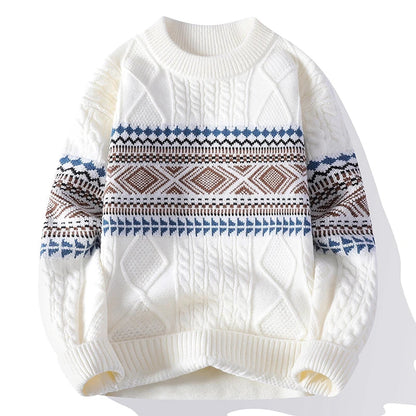 Dahlia Women's Cable Knit Sweater - front view