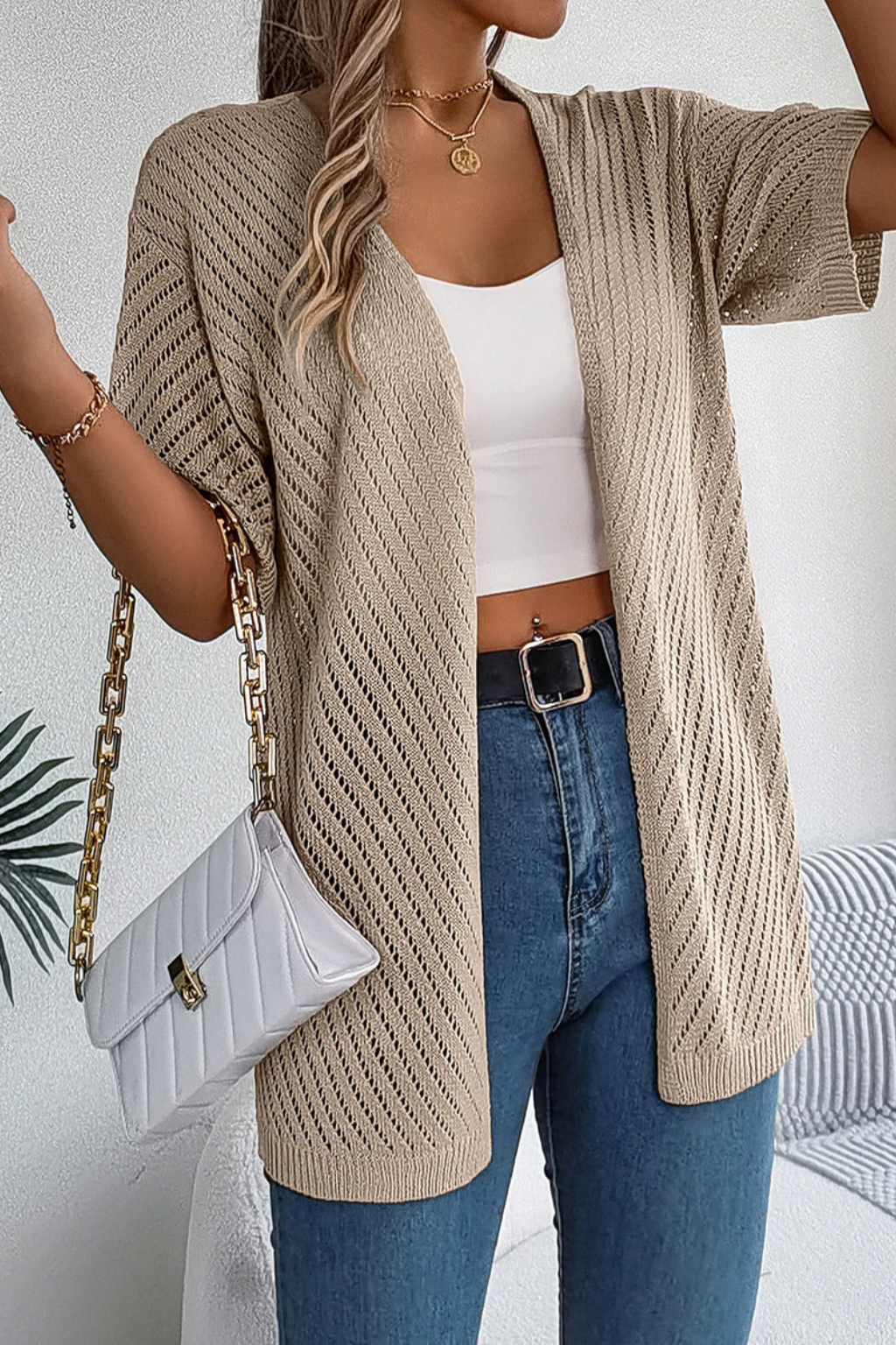 Margot Women's Cardigan - shown in use