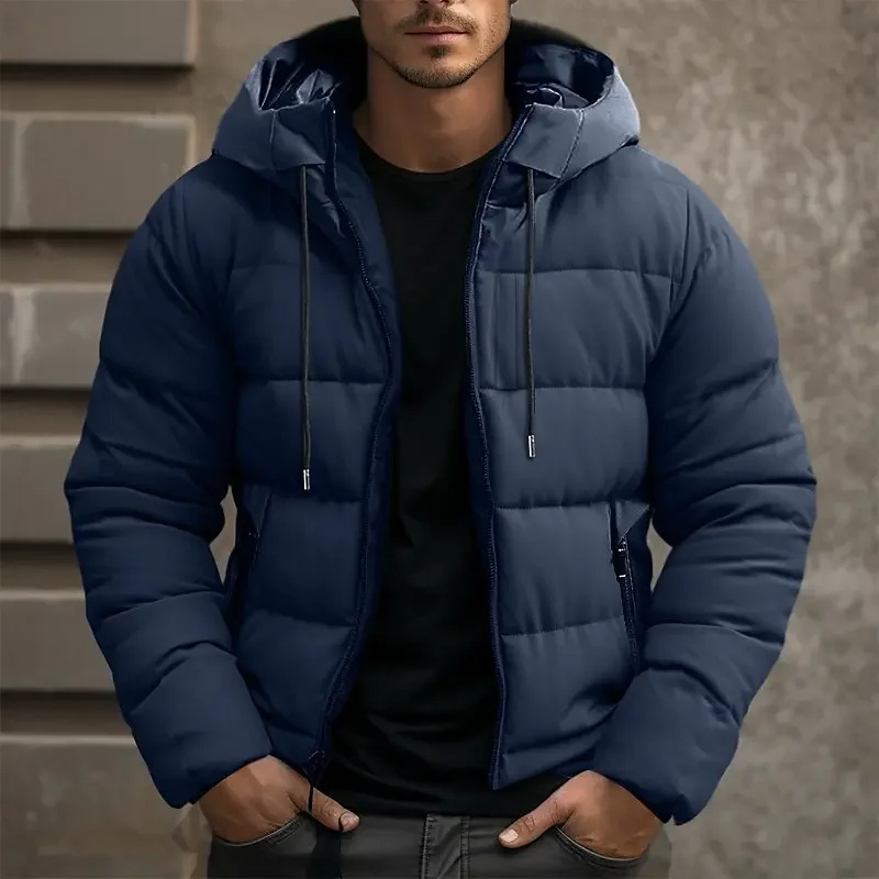 Elias Men's Puffer Jacket - close-up detail
