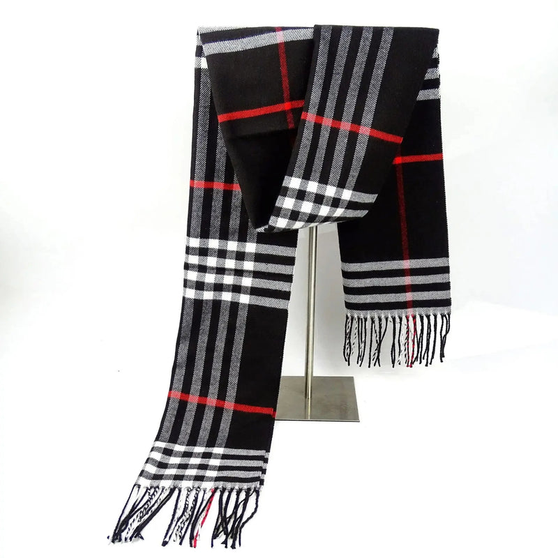 Juno Women's Plaid Scarf | Cashmere
