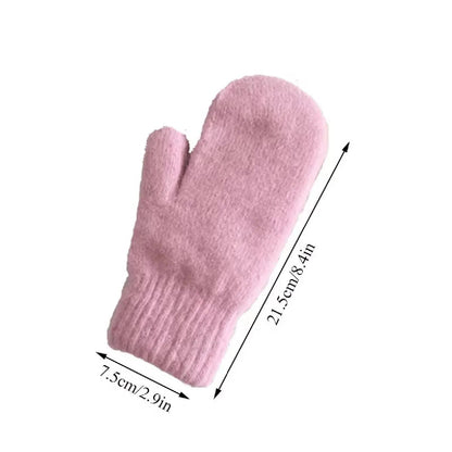 Kira Women's Knit Mittens - full-length view