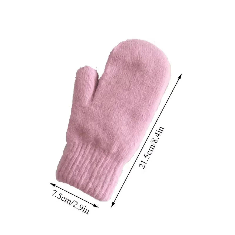 Kira Women's Knit Mittens - full-length view