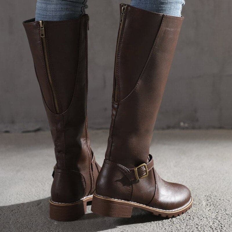 Astrid Women's Knee-high Boots - close-up detail