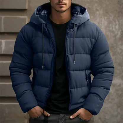 Barnaby Men's Puffer Jacket - close-up detail