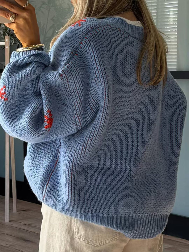 Sable Women's Sweater - fabric and finish detail