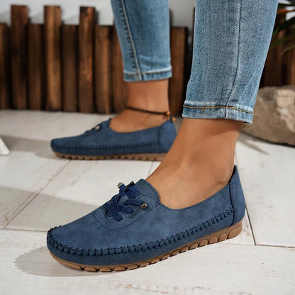 Maren Women's Suede Loafers - back view